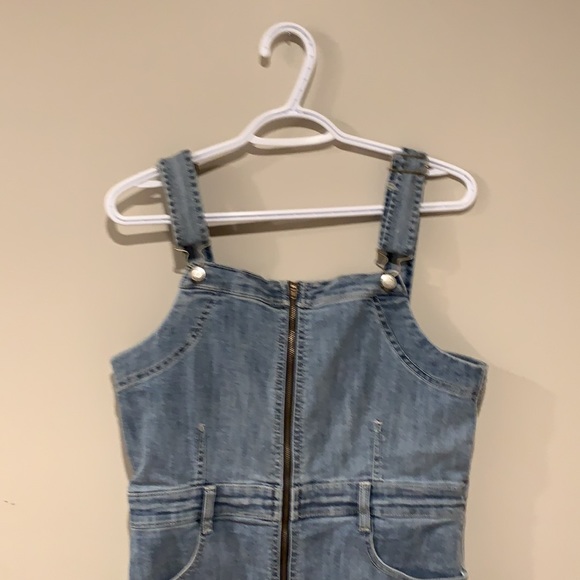 American Eagle Blue Stretch Denim Dress - Women’s Size 12 - Picture 4 of 10